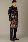 MLS EMBROIDERED KURTA PAJAMA