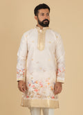 MLS EMBROIDERED KURTA PAJAMA 2PCS