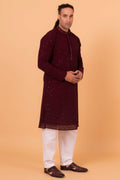 MLS CHIKANKARI KURTA Pajama