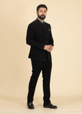 MLS EMBROIDERED JODHPURI SUIT 2PCS