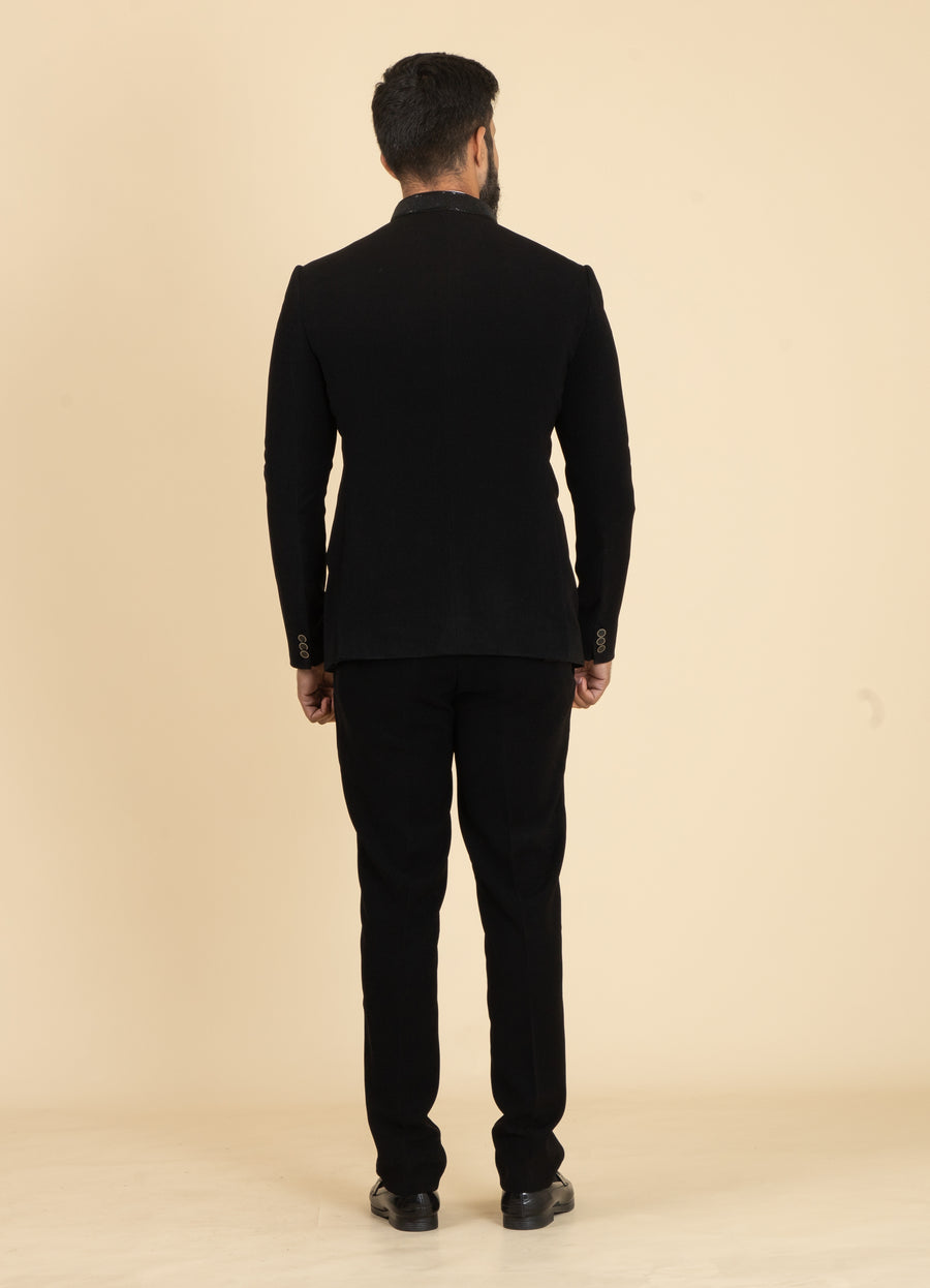 MLS EMBROIDERED JODHPURI SUIT 2PCS