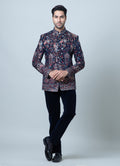 MLS EMBROIDERED JODHPURI SUIT 2 PCS