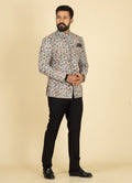 MLS PRINTED JODHPURI SUIT