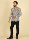 MLS PRINTED JODHPURI SUIT