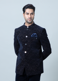 MLS VELVET JODHPURI SUIT 2PCS