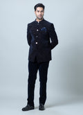 MLS VELVET JODHPURI SUIT 2PCS