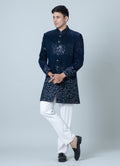 MLS VELVET INDO WESTERN 2 PCS