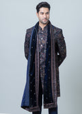 MLS VELVET INDO WESTERN 3PCS
