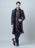 MLS VELVET INDO WESTERN 3PCS