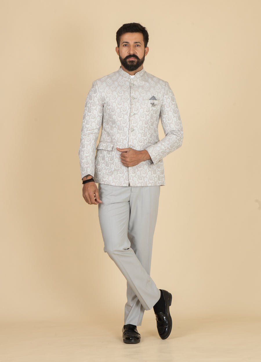MLS PRINTED JODHPURI SUIT 2PCS