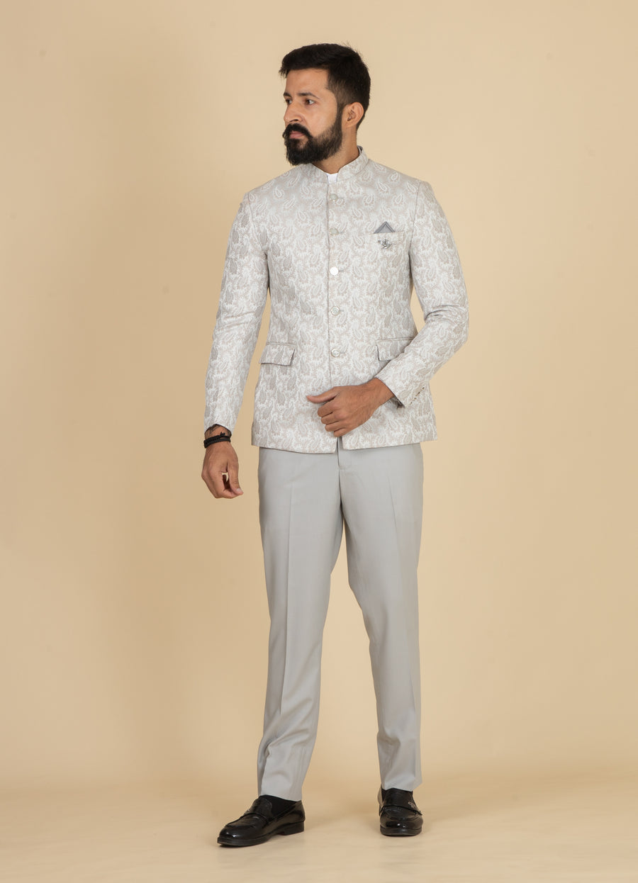 MLS PRINTED JODHPURI SUIT 2PCS