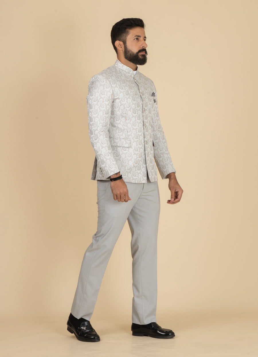 MLS PRINTED JODHPURI SUIT 2PCS