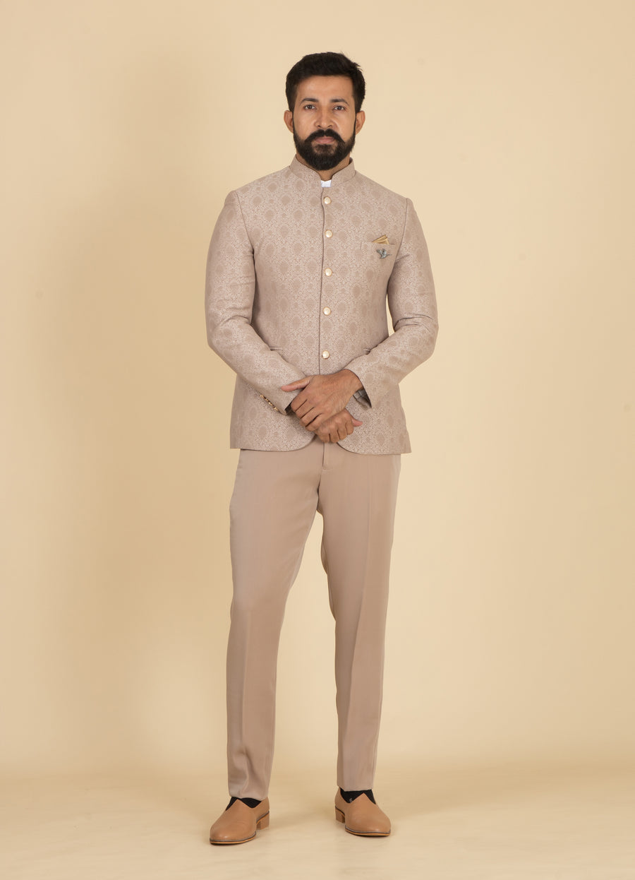 MLS PRINTED JODHPURI SUIT 2PCS