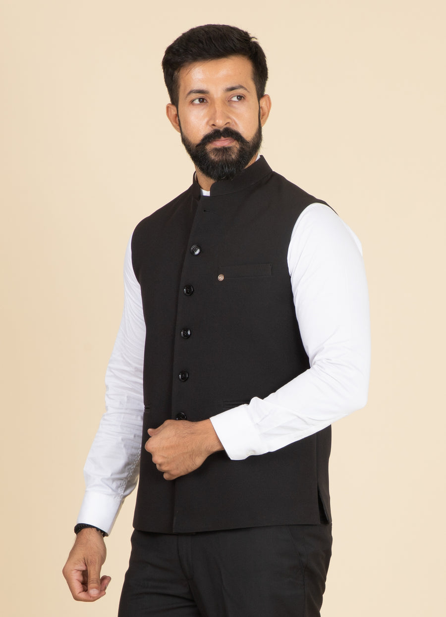 MLS PLAIN JAWAHAR JACKET 1PC