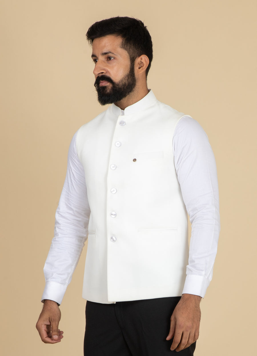 MLS PLAIN JAWAHAR JACKET 1PC