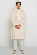 MLS CHIKANKARI KURTA PAJAMA