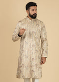 MLS EMBROIDERED KURTA PAJAMA 2PCS