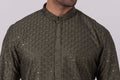 MLS EMBROIDERED KURTA PAJAMA