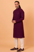 MLS CHIKANKARI KURTA PAJAMA