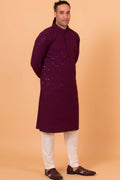 MLS CHIKANKARI KURTA PAJAMA