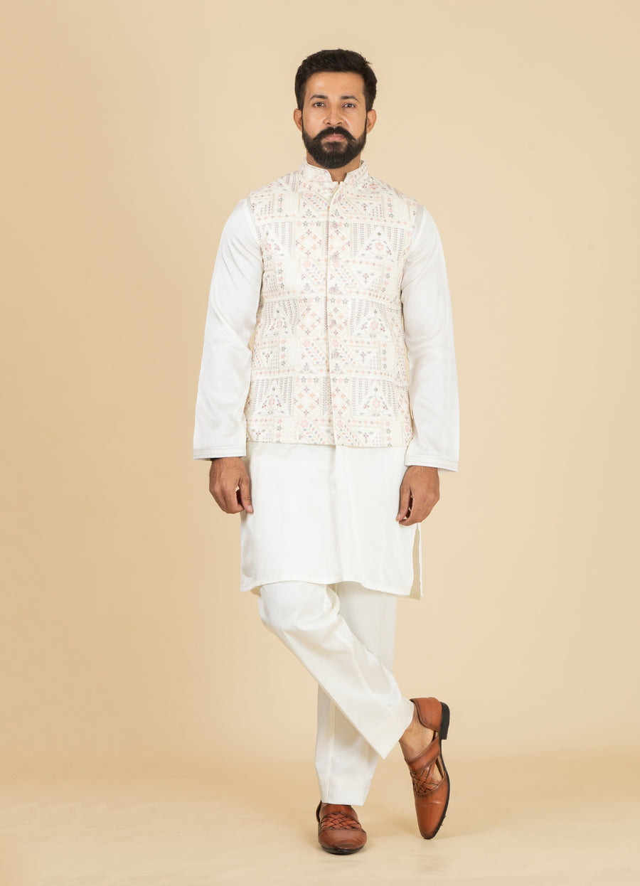 MLS KURTA JAWAHAR SET 3PCS