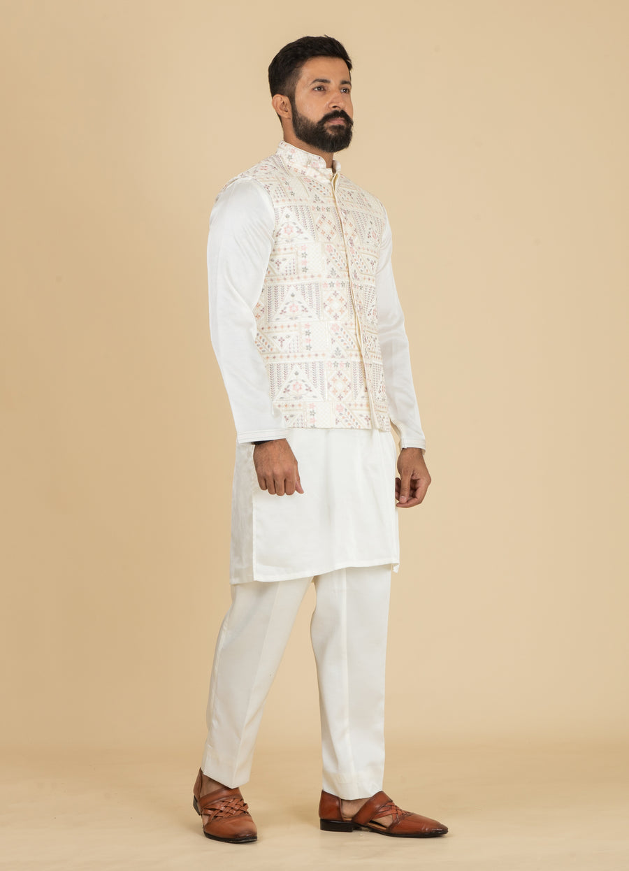 MLS KURTA JAWAHAR SET 3PCS