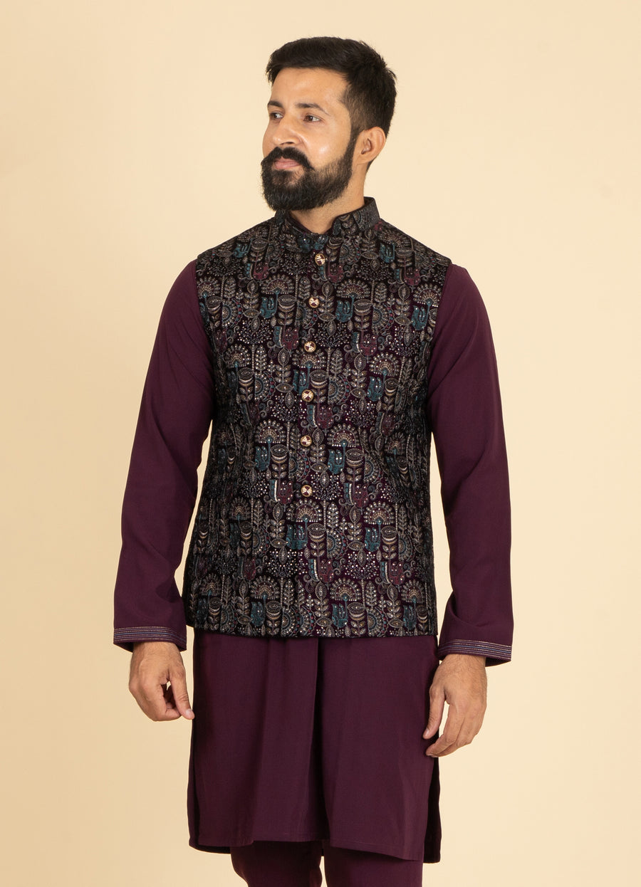 MLS KURTA JAWAHAR SET 3PCS