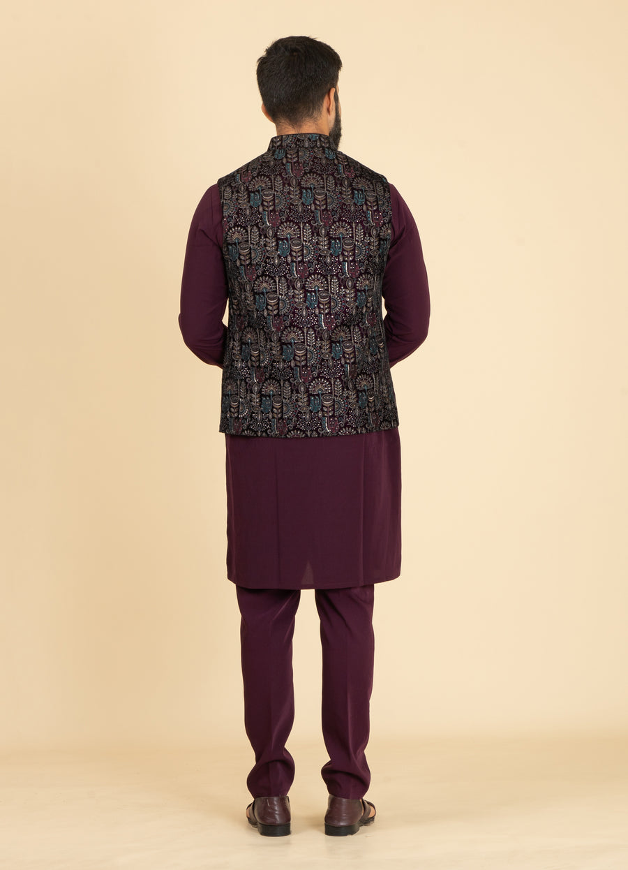 MLS KURTA JAWAHAR SET 3PCS