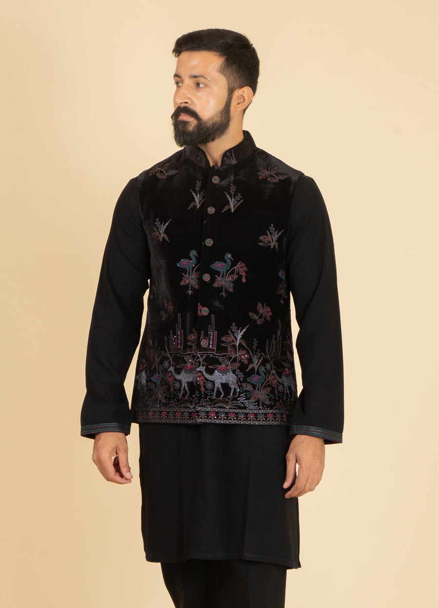 MLS KURTA JAWAHAR SET 3PCS