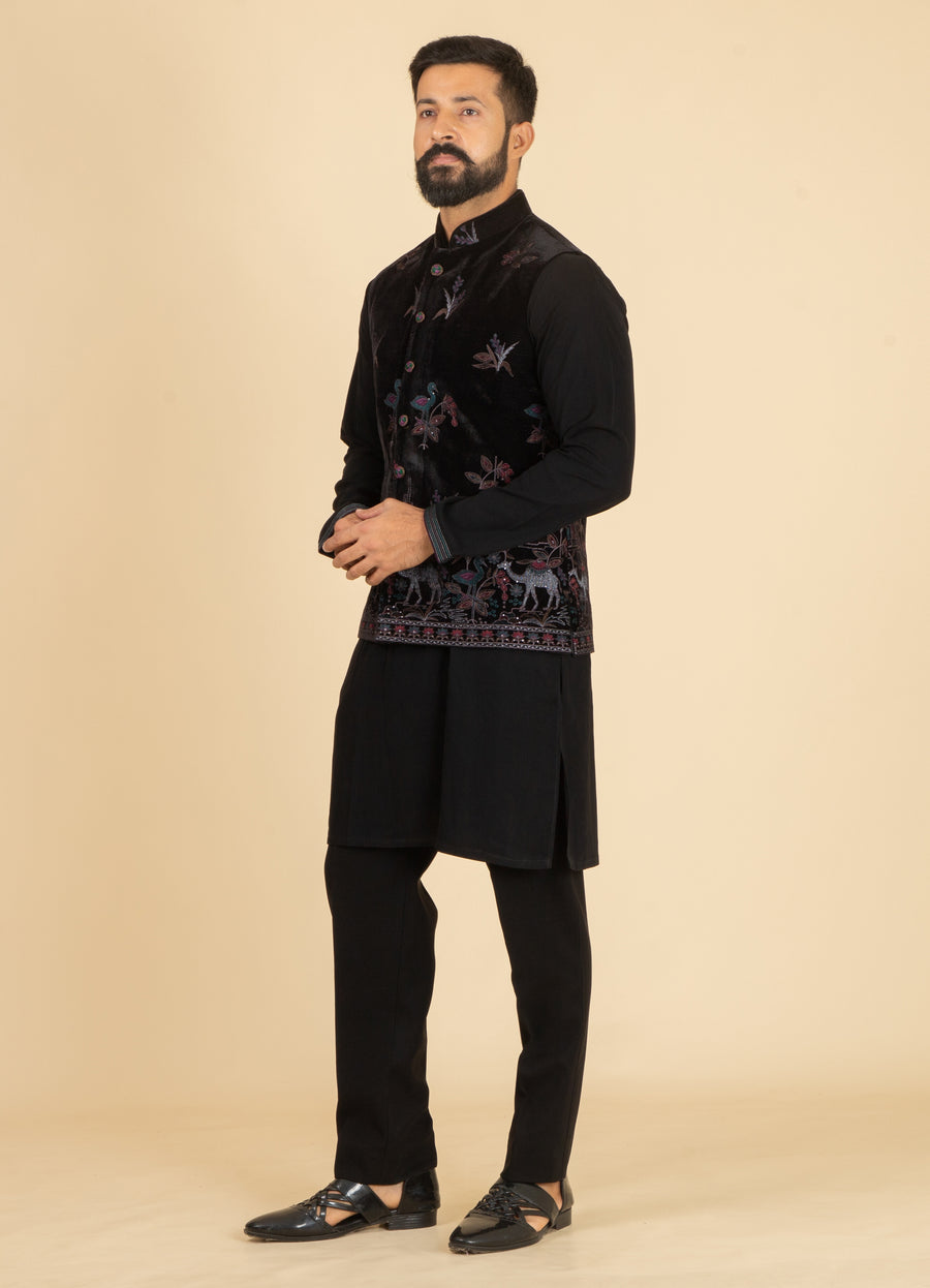 MLS KURTA JAWAHAR SET 3PCS
