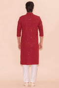 MLS CHIKANKARI KURTA PAJAMA