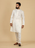 MLS EMBROIDERED KURTA PAJAMA