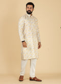 MLS PRINTED KURTA PAJAMA 2PCS