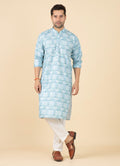 MLS PRINTED KURTA PAJAMA
