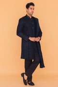 MLS VELVET INDO WESTERN 3PCS