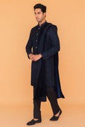 MLS VELVET INDO WESTERN 3PCS