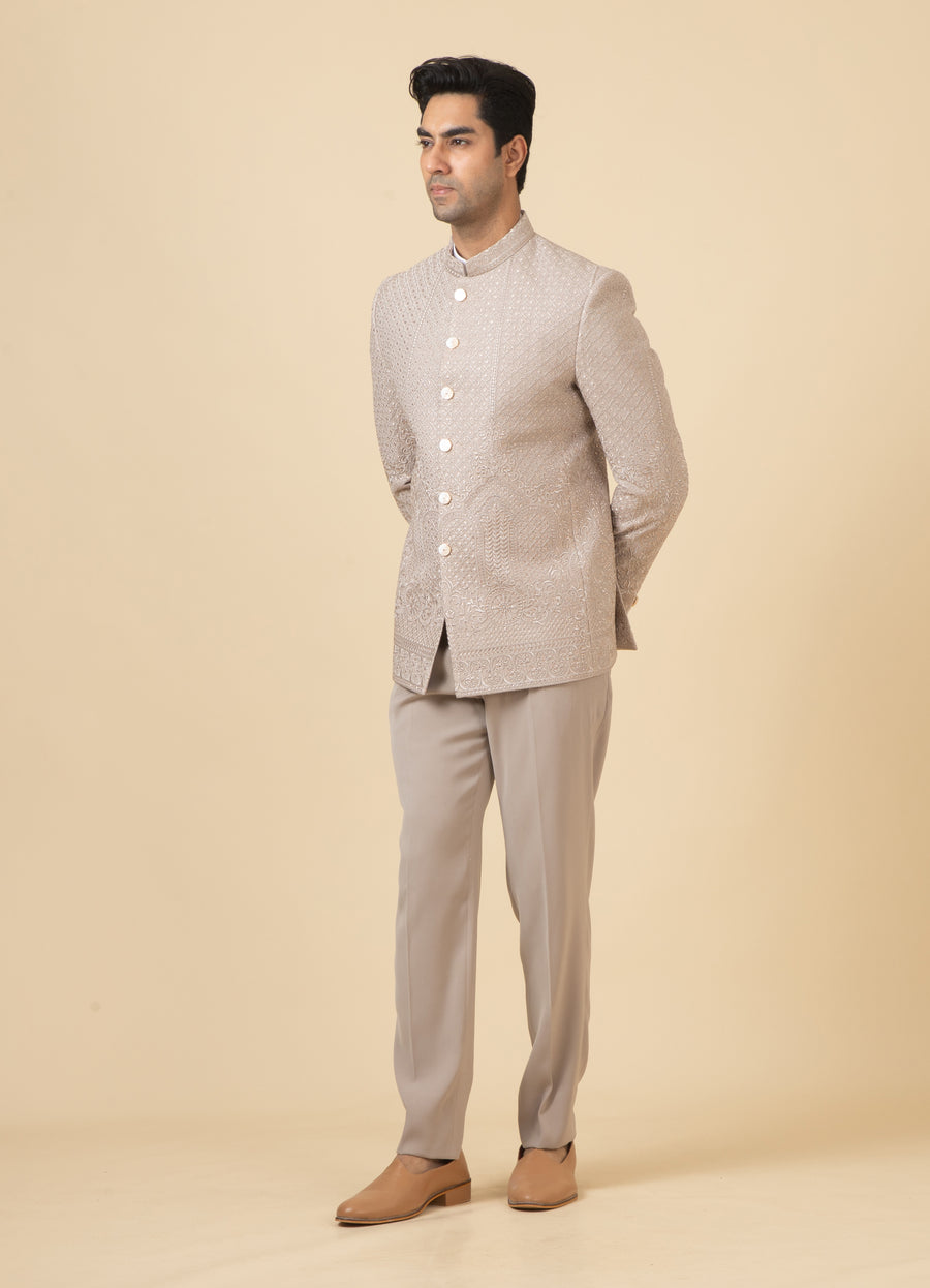 Shop Rose Gold Embroidered Jodhpuri Suit 14718 Online Shop Rose Gold Embroidered Jodhpuri Suit 14718 Online