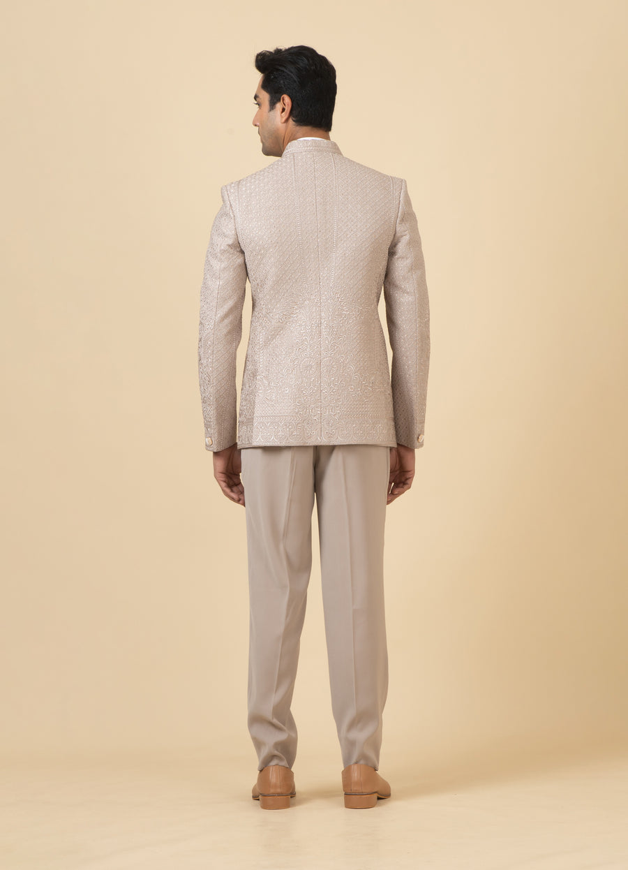 slim fit dress slacks Shop Rose Gold Embroidered Jodhpuri Suit 14718 Online