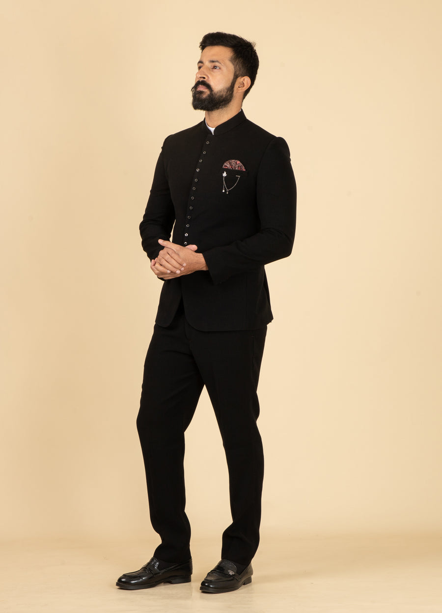 MLS PLAIN JODHPURI SUIT 2PC