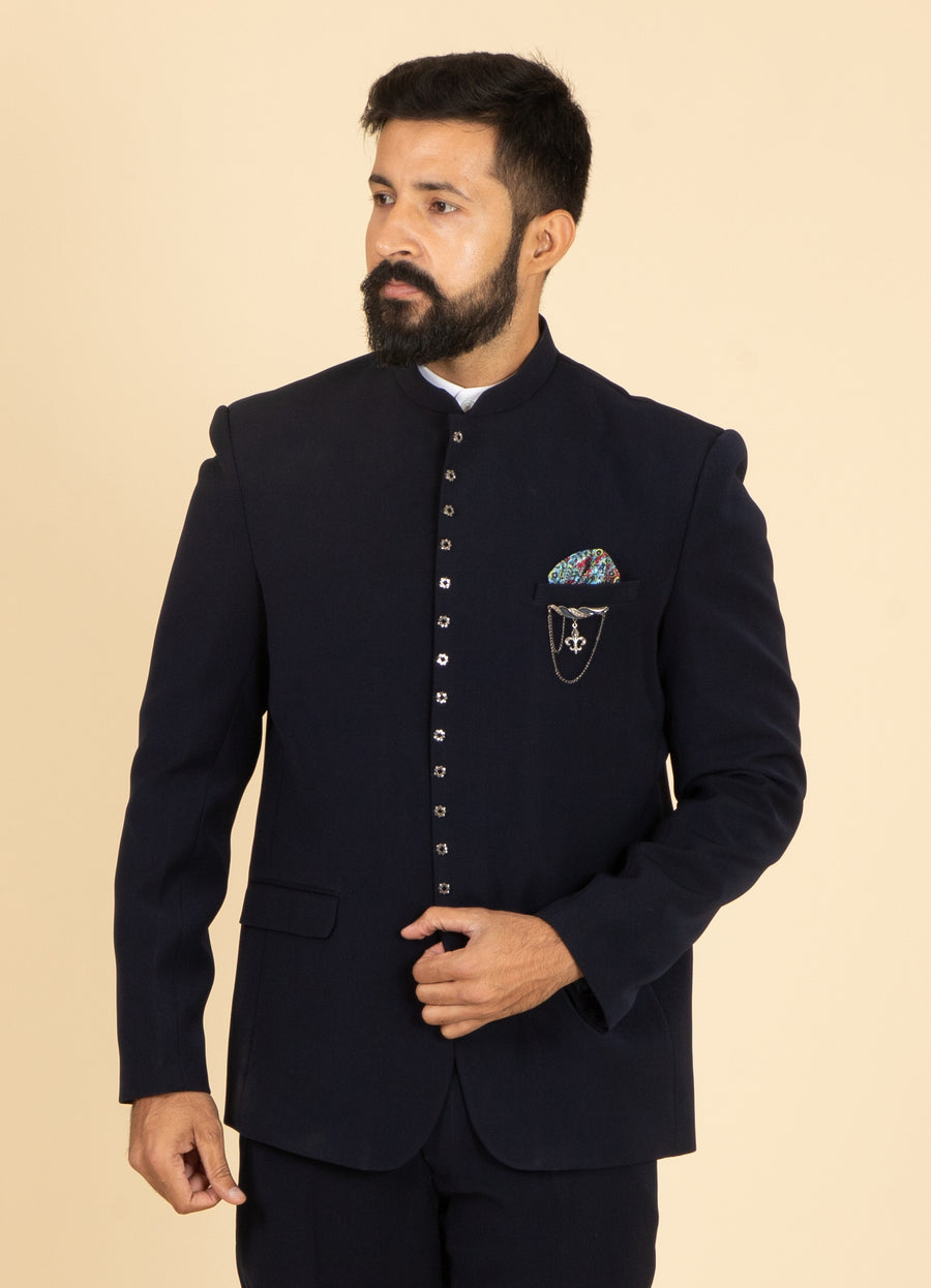 MLS PLAIN JODHPURI SUIT 2PC