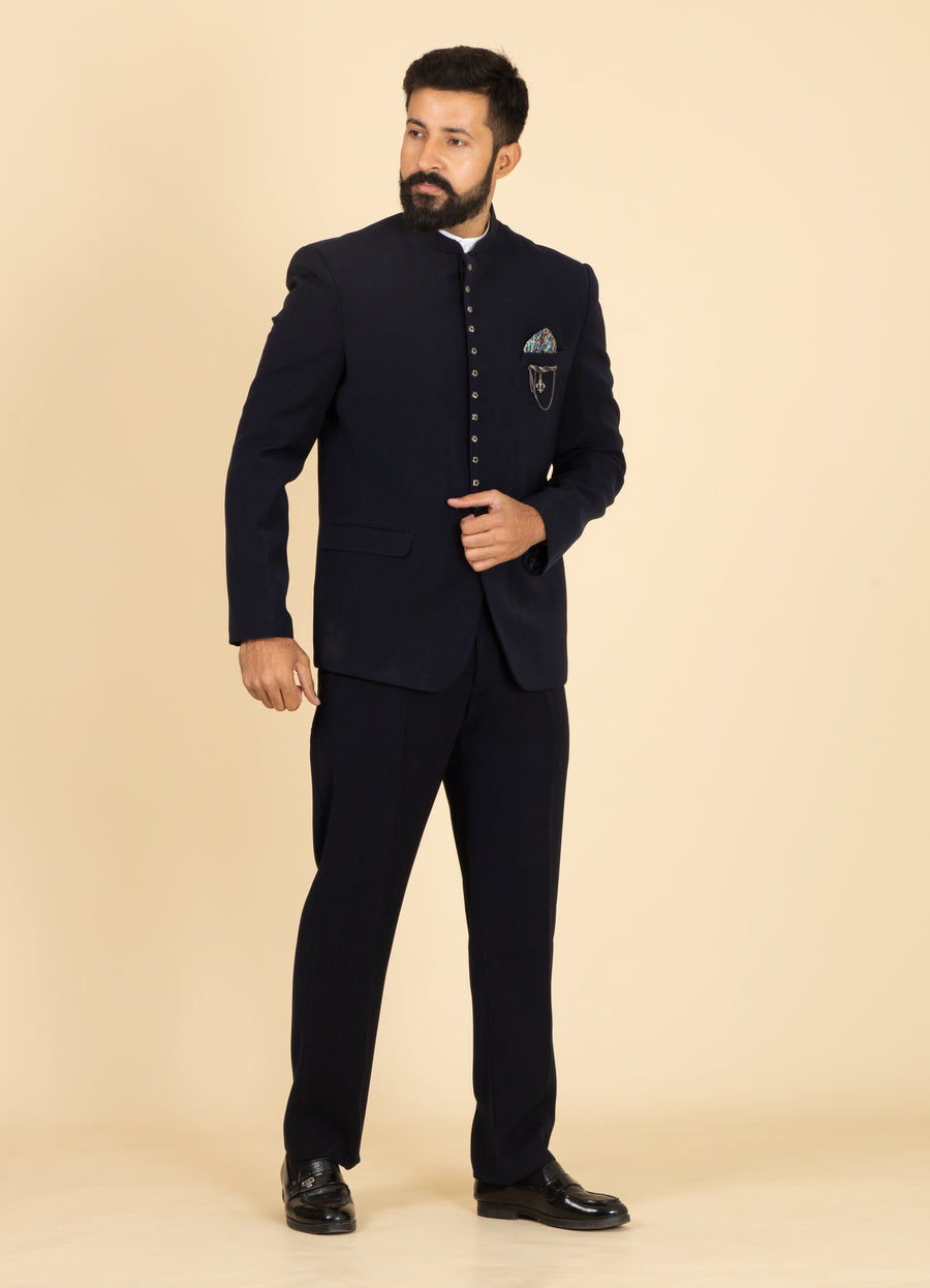 MLS PLAIN JODHPURI SUIT 2PC