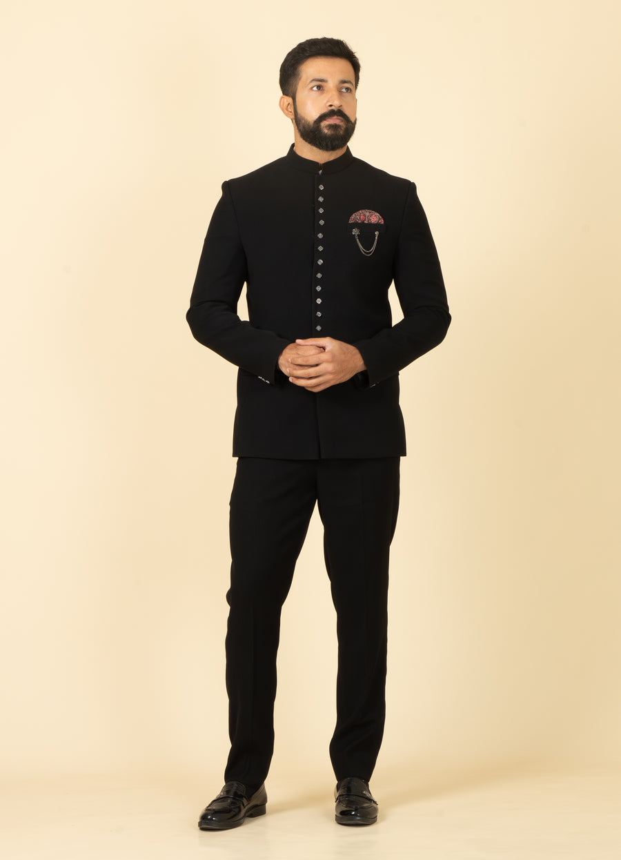 MLS PLAIN JODHPURI SUIT 2PCS
