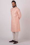 MLS EMBROIDERED KURTA PAJAMA