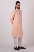 MLS EMBROIDERED KURTA PAJAMA