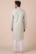MLS EMBROIDERED KURTA PAJAMA