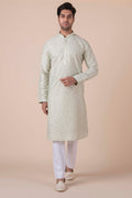 MLS EMBROIDERED KURTA PAJAMA