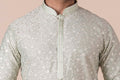 MLS EMBROIDERED KURTA PAJAMA