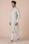 MLS EMBROIDERED KURTA PAJAMA