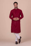 MLS CHIKANKARI KURTA PAJAMA