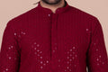MLS CHIKANKARI KURTA PAJAMA